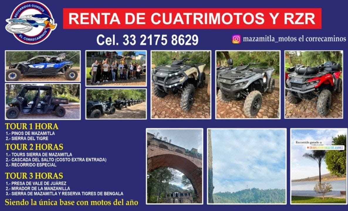 Recorridos El Correcaminos – Cuatrimotos Mazamitla