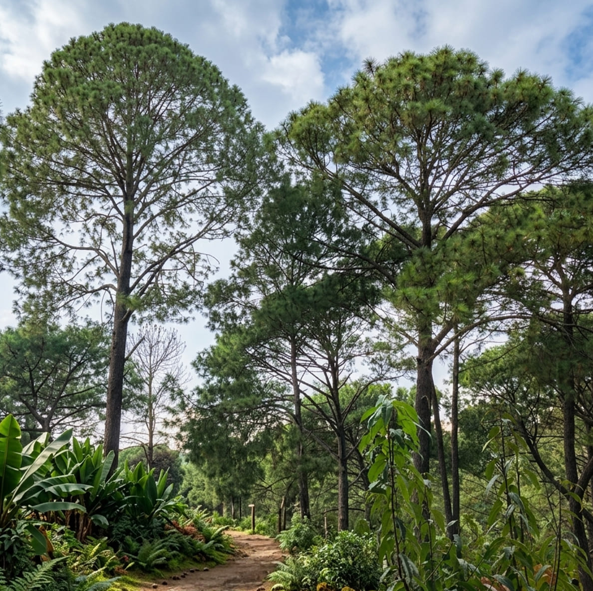 Bosques de pino y senderos Mazamitla