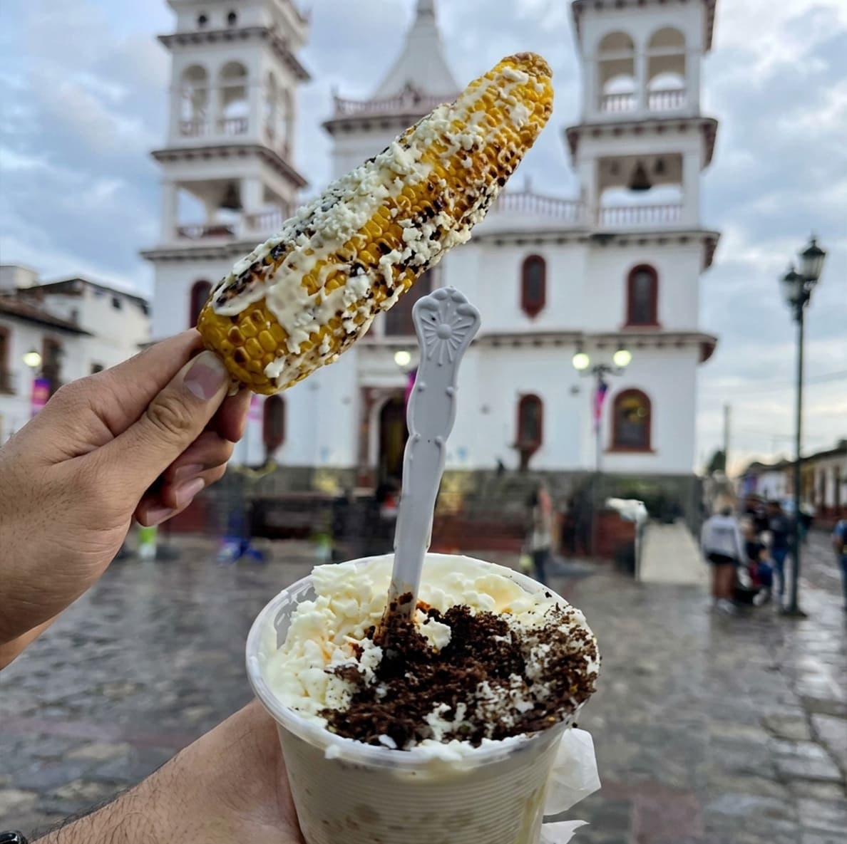 Elote cocido y esquite Mazamitla